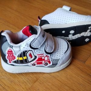 Firefighter baby boy sneakers